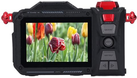 Cámara de Vídeo Digital, 70 MP Ultra HD Pantalla TFT de 3,5 Pulgadas Cámara DSLR 4K Enfoque Manual Orificio para Tornillo de 1/4 de Pulgada con Tarjeta de Almacenamiento de 64 GB