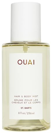 OUAI St. Barts Hair and Body Mist - Tropical-Scented Hair Perfume and Body Spray - Notes of Dragonfruit, Orange Blossom, Tuberose & Musk - 236ml