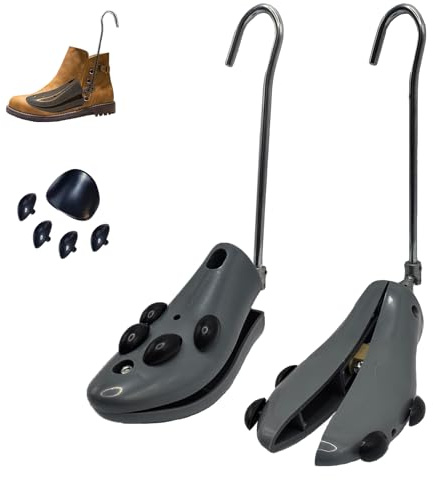 QGWJEKUI Boot Stretchers for Mens Size 8-13, Women Size 9-14, Adjustable Cowboy Boot Stretchers for Thick Wide Feet, High Instep & Wide Toe Box