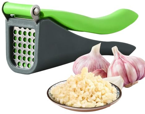 Crusher di aglio, pressa all'aglio,Strumento di taglio di patate manuali | Multifunzionale portata a mano staccabile Pressa da pressa Gadget da cucina per la preparazione di verdure a casa.
