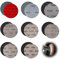 24 Pcs Papel de Lija 125mm, Discos de Lijado para Pulir, Disco de Lija Redondos en Seco y Húmedo Grano 600/800/1000/1500/2000/3000/4000/5000 para Disco de Pulido, Lijas para Lijadora Madera Metal Auto