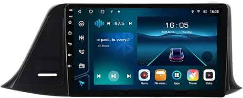 Genérico Autorradio Android 13 de 2 DIN para Toyota C-HR (2016-2020), Pantalla táctil de 9, Bluetooth, Control por Voz, CarPlay, cámara de reversa, navegación GPS, SWC, Mirror Link