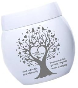 THINCAN Boîte à souvenirs élégante pour les souvenirs en PET ou les cendres humaines Cendre en métal recouvert de rouille Urne funéraire Urne funéraire Urne commémorative pour le stockage des poils