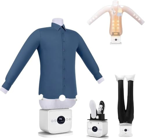piudoiliy Automatic Ironing Machine, Portable Ironing Machine, 8 Minutes Quick Ironed Dry,for Shirts/Shoes/Pants