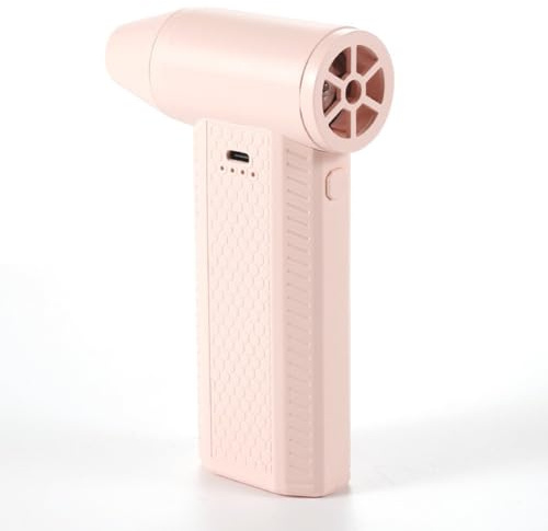 MoSundi Spolverino elettrico portatile con brushless per motore, 180 W, 130000 giri/min, per mini ventilatore, ventilatore USB-C ricaricabile a 4 velocità per pulizia elettronica, 7,4 V, 4000 mAh