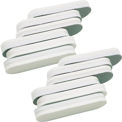 Hohopeti 30Pcs Mini Nail Buffers Nail File Blocks White Green Manicure Tools Portable Polishing Files for Home and Salon Use
