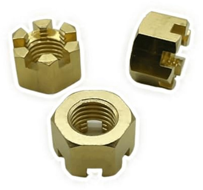 Dado esagonale con intaglio, Perni con filettatura interna for manicotto esagonale dadi scanalati in ottone M6-M16 passo 0,75-2 mm(M16x2mm(1pcs))