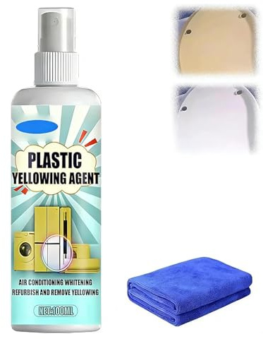 Stain Remover for Toilet Seat, Toilet Stain Remover Heavy Duty, Heavy Duty Yellow StainRemover, Plastic Yellowing Remover with towl, All Purpose Cleaner for Toilet Seat Home Appliances (1PC)