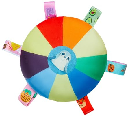 Rainbows - Platillos voladores de juguete para perros al aire libre, entrenamiento interactivo, masticar para jugar en interiores o exteriores