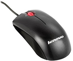 Lenovo ThinkPlus USB Optical Wheel Mouse Souris optique 3 bouton(s) câblé USB noir d'encre
