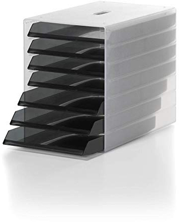 Durable Schubladenbox Idealbox, 7 Fächer, grau, 1712000050