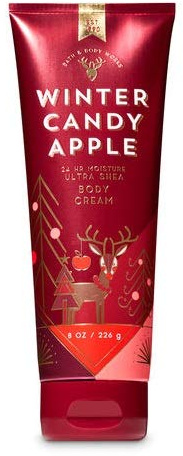 Bath and Body Works, Signature Collection Ultra Shea Body Cream, Winter Candy Apple, 8 Ounces