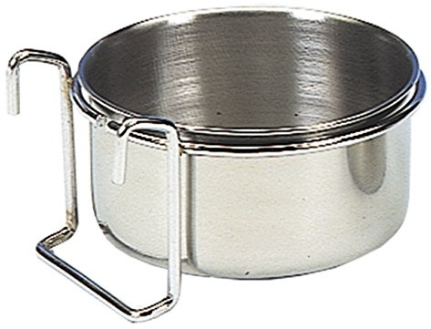 Nobby Rostfritt stålskål med fästring med krok 15,0 cm 0,85 ltr, silver