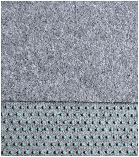 Kunstrasen, Rasenteppich,250 cm Breite Farbe hellgrau (600 x 250 cm)