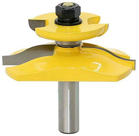 Set di frese per scanalatura per scanalatura 3pcs, attrezzo per taglierina di tenone per legno da 1 / 2inch