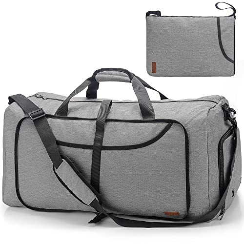 Vogshow 100L Sac de Voyage Pliable | Étanche, Léger, avec Compartiment Chaussures | Sport & Week-end pour Homme Femme