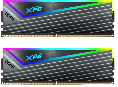 ADATA XPG Caster RGB DDR5 6400MHz 32GB (2x16GB) CL40-40-40 PCS-51200 UDIMM 288-Pins Desktop SDRAM Memory RAM Kit (AX5U6400C4016G-DCCARGY)