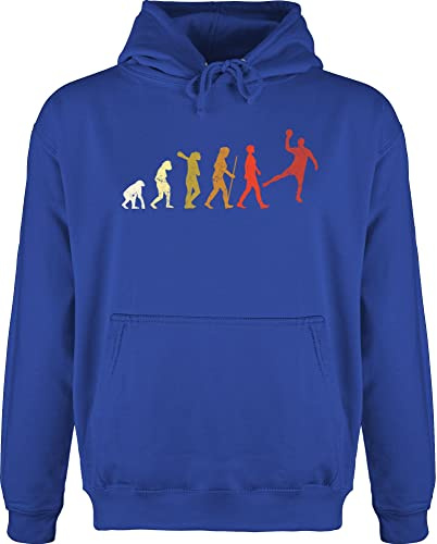 Shirtracer - Hoodie Herren Pullover Männer - EM 2026 Trikot Ersatz - Handball Evolution Vintage Male