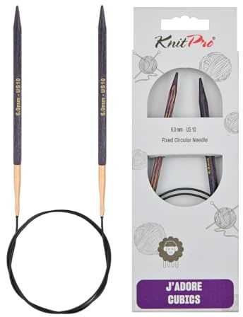 KnitPro J’adore Cubics Rundstricknadeln 24 (60cm) | 6mm