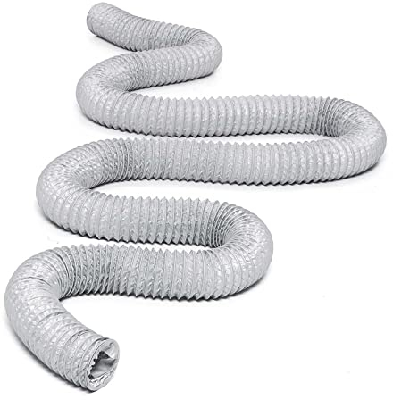 Tubo de ventilación de escape de aire acondicionado portátil de 80mm/100mm/110mm/130mm/150mm salida de manguera de ventilación de tubo de escape de aire acondicionado Flexible ( Color : DIA.150MM-6M-W