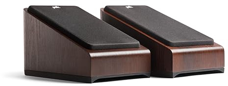 Polk Audio Signature Elite ES90 Height Module Speaker (Pair) for Immersive Overhead Sound Terylene Dome Tweeter Mica-Fortified Polypropylene Midrange Woofer Dolby Atmos, DTS:X, & IMAX Enhanced Walnut