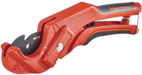 Mgf Cesoia per Tubi Shark 36 | Corpo in Alluminio Verniciato, Lama Intercambiabile, Per Tubi fino a ø 36 mm, Con Gancio di Chiusura