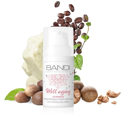 Bandi Rejuvenating Ögonkräm Med Koffein Sheabutter Anti-aging Mot Rynkor och Mörka Ringar Hydrering För Ungdomlig och Illuminating Hud
