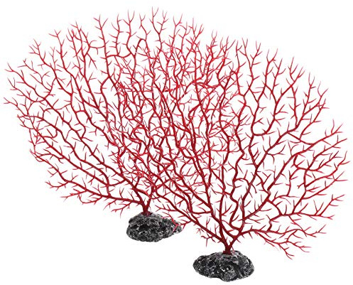 Happyyami 2 Sätze Fischbecken Landschaftsbau Eisenbaum Lebende Aquarienpflanzen Korallen Im Aquarium Panzer Aquariumdekoration Aquarium Mit Luftpumpe Tank Riff Wasser- Tpc Rot 2 Stück * 2
