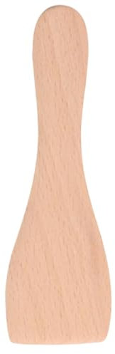 SOS Accessoire Pelle en bois pour poêlon x96 Spatule raclette en hêtre naturel, accessoire compatible SEB, Tefal et autres, idéale pour raclette, gril et wok (1) Rac