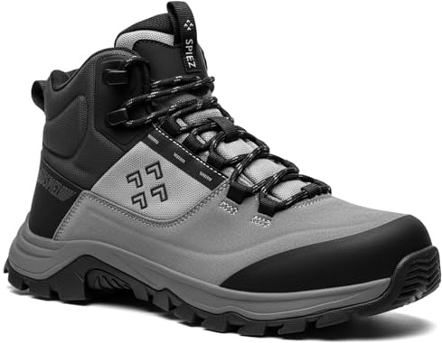 SPIEZ Chaussures de Sécurité Hommes S1 Légère Bottes de Travail ESD | Antidérapant Boots de Sécurité Hommes, Antistatique Chaussures de Travail Homme Embout Composite, Montante Basket Securite