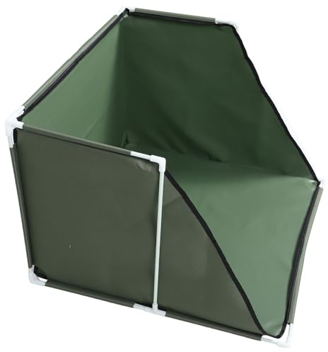 Parliky Hundkisskydd med Justerbar Pvc-hållare Hopfällbar Pottybox med Hög Kant för Små och Medelstora Hundar Enkel Rengöring och Splash Guard för Inomhusbruk