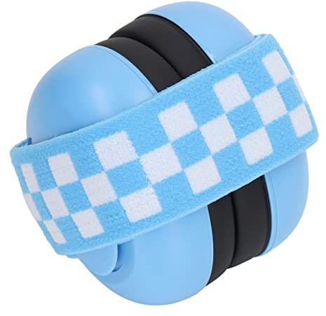 SIXRUN Cuffie con Cancellazione del Rumore per Bambini Cuffie Antirumore per Neonati Imbottite Morbide per attività All'aperto Adatte per Concerti o Cinema ABS (BLUE)
