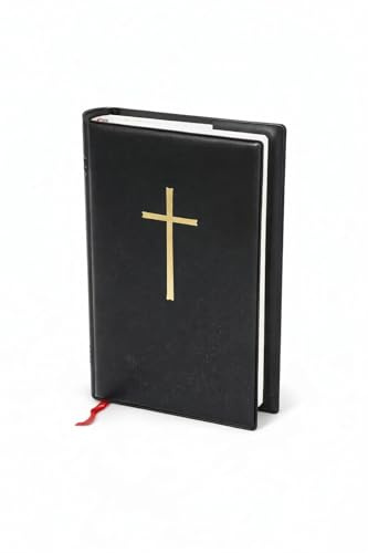 Steckhülle für GOTTESLOB SCHWARZ passend für AKTUELLE AUSGABE mit GOLDKREUZ schützende Hülle für GEBETBUCH oder KIRCHENLIEDERBUCH von MaMeMi - Gotteslobhülle 18 x 12 x 4 cm