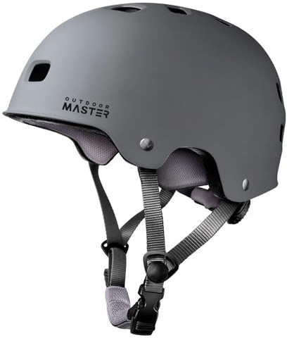 OutdoorMaster Skateboard Cycling Helmet - Two Removable Liners Ventilation Multi-Sport Scooter Roller Skate Inline Skating for Kids, Youth & Adults