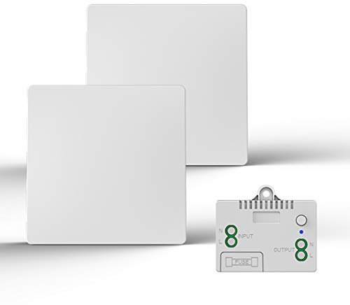 Interruttore wireless ad energia cinetica auto-generante, senza batteria, impermeabile e sicuro, funzionamento anche in condizioni di umidità (1 To 2)