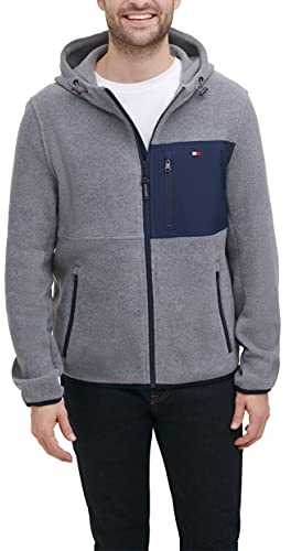 Tommy Hilfiger Herren Hooded Performance Fleece Jacket Jacke