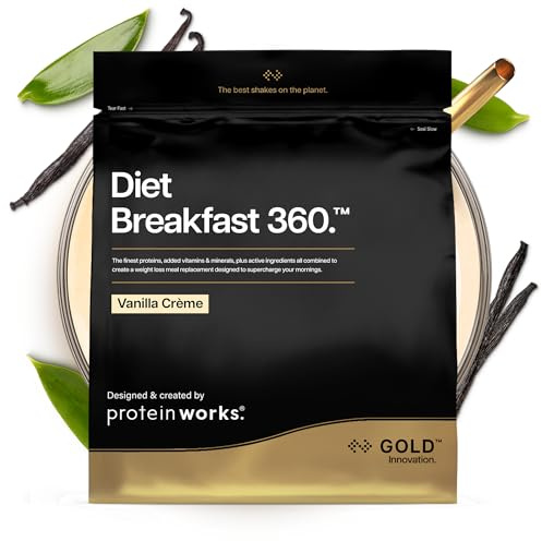 Protein Works | Diet Breakfast 360 - Gold, Vanillecreme, 36 Portionen, 2kg