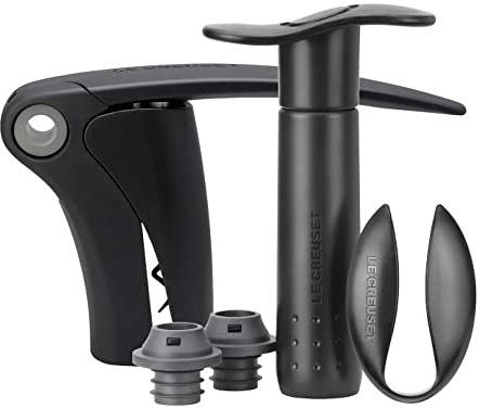 Le Creuset Wine Tools Gift Set, 5pc., Black/Grey