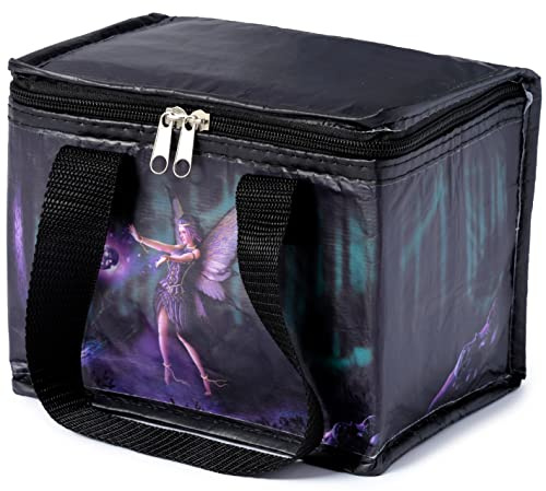 Puckator Cool Lunch Bag Natasha Faulkner Dark Fairy Design Made Out of Recycled Plastic Bottles - Insulated Lunch Bag for Women Men Children - Lunch Box Bag for Work & School Beach Picnic Accessories