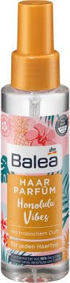 Balea 2er-Set Haarparfum Honolulu Vibes, fruchtig tropischer Duft 2 x 100ml | Lang anhaltender frischer Duft, natürlich glänzendes Haar ohne zu beschweren, ohne Konservierungsstoffe, ölfrei, fettfrei
