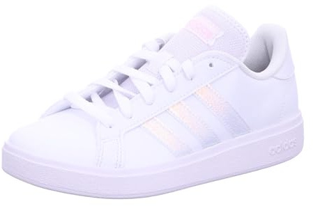 adidas Damen Grand Court Base 2.0 Shoes Schuhe, Cloud White/Cloud White/Clear pink, 43 1/3 EU