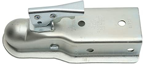 Accesorios para Remolque Acoplador de Remolque de Lengüeta Recta Bola de Enganche de 50 Mm Canal de 75 Mm Capacidad de Carga 3500 para Tubo Cuadrado de 75 Mm