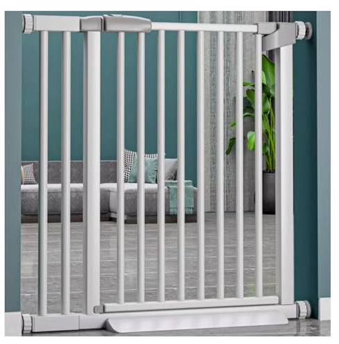Treppenschutzgitter, Sicherheitsschutzgitter Mit Druckanpassung, Leicht Schließendes Metallgitter, Verstellbare Breite 63–83 cm, Schraubenfreie Installation, Geeignet For Kinder Und Haustiere ( Size :