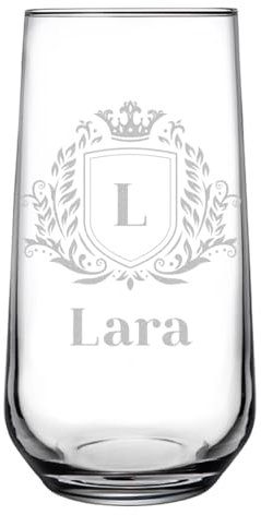 polar-effekt Longdrink Verre à cocktail 470 ml avec gravure personnalisée - Verre pour boissons, eau et jus - Cadeau pour femmes et hommes - Réutilisable