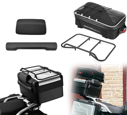 ZWXHN Top Case Rack For B&M&W Top Vario Case For B&M&W R1200 1250 GS R1200GS R1250GS LC ADV Adventure Luggage Bags Racks Vario Cases 2022 Rear Racks