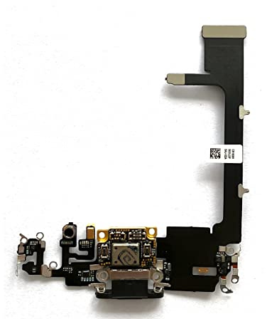 SGV Presa di ricarica USB per iPhone 11 Pro USB Docking Port cavo flessibile, microfono (per 11 Pro)