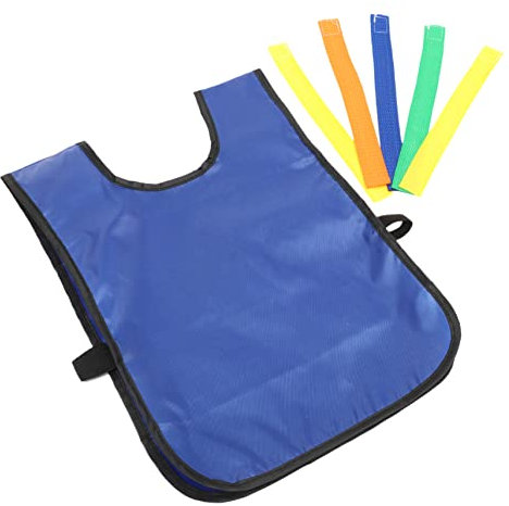 WHAMVOX 1satz Pull Tail Spiel Für Junge Mädchen Interaktives Outdoor-Spielzeug Mit Weste Und Gürtel Für Teamarbeit Und Bewegung Für Sportaktivitäten Im Freien Blaue Weste Bänder