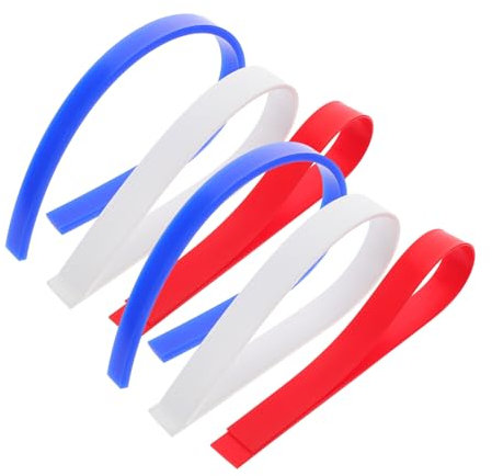 BRIGHTFUFU 6pcs Silicone Dough Thickness Rulers for Baking Measuring Strip Rolling Pin Guides Pastry Guide Sticks