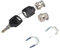 Motorcycle Top Box Lock Cylinder Key Set for 25L 32L 36L 40L 45L 50L 55L 60L 65L 80L 85L 100L Universal Security System