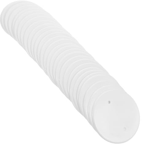 Couvercle de Boîte Électrique de Plafond Blanc en Pp 30 Pièces | Cache Plafond Octogonal, Ignifuge et Résistant aux Rayures, pour Boîtes de Plafond Ventilateur